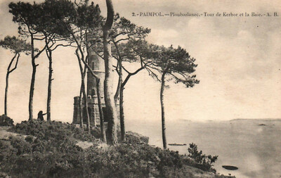 CPA 22 - PLOUBAZLANEC (Côtes d'Armor) - 2. Kerhor Turm und die Bucht