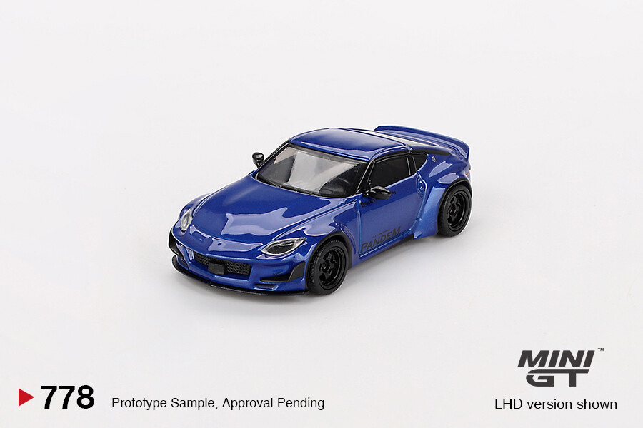 In Stock) Mini GT #778 1/64 Pandem Nissan Z Seiran Blue