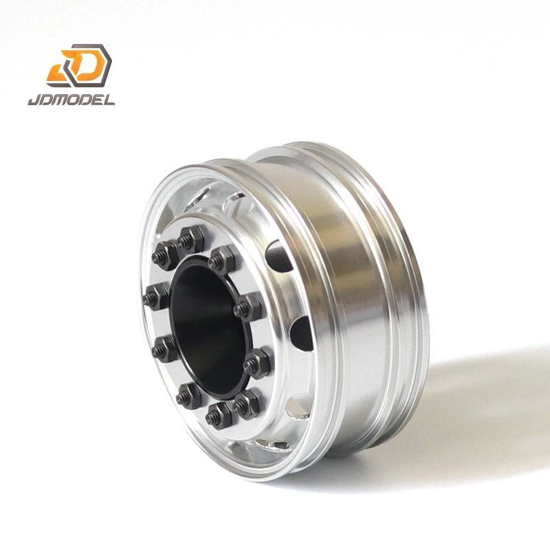 Vorderrad Metallnabe 2 Stück für LESU Tamiye 1/14 RC Dumper Sattelzugmaschine - Bild 4 von 4