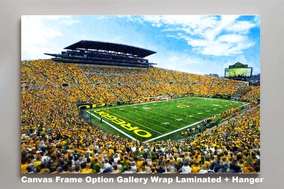 Oregon Football Autzen Stadium NCAA College Football Oregon Ducks 2MC1 Art - Image 4 of 4