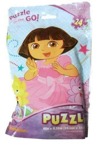 Niños Dora la Exploradora rompecabezas de Cartón