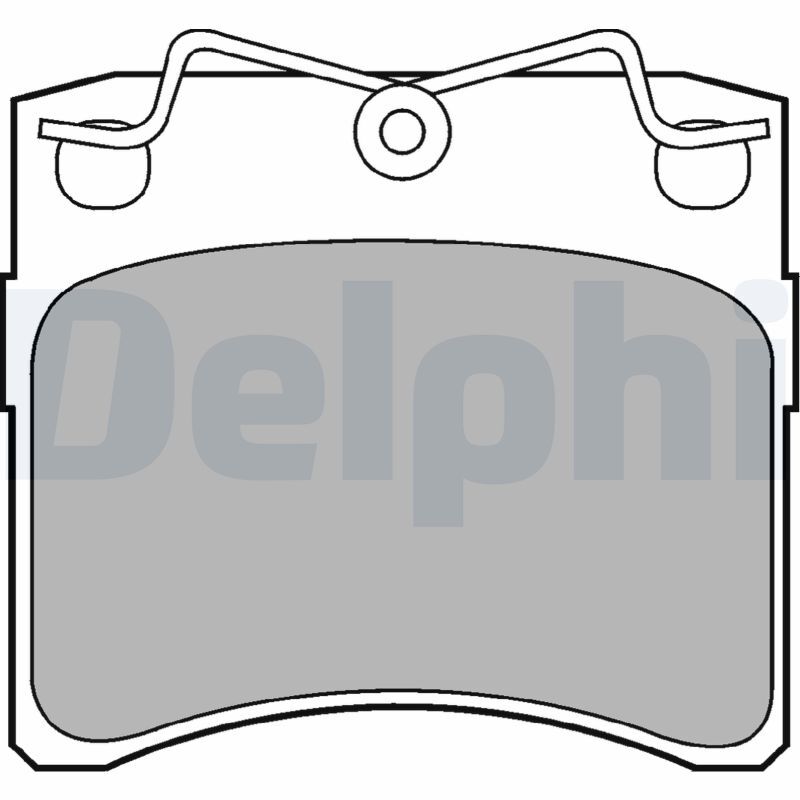 Plaquettes de frein Delphi LP785 pour système de frein à disque