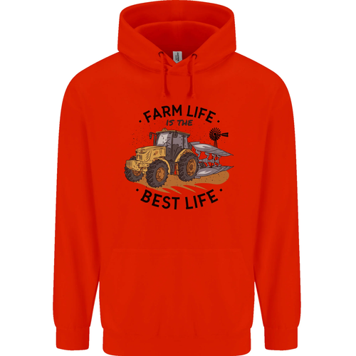 Farm Life is the Best LIFE Farming Farmer Childrens Kids Hoodie - Picture 19 of 64