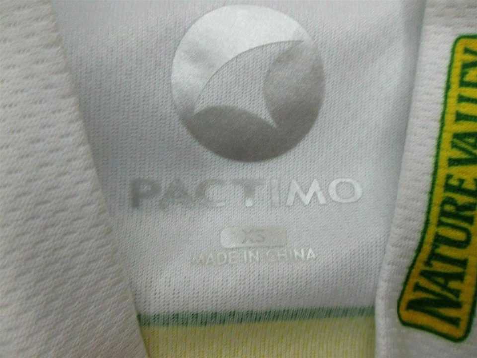 Camiseta deportiva verde con cremallera PACTIMO para mujer talla XS 2 CICLISMO #TY1382 Foto 3 de 4