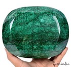 Large Natural Green Emerald 5.5 kilo Oval Cut Faceted Earth Mined Huge ...