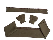 MA-1 / L-2 USAF Bomber Flight Jacket 100% Wool Repair Knits Set OD Green