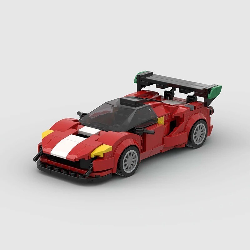 MOC LEGO Car: Ferrari 488 GT3 Speed Champions style Fast Delivery