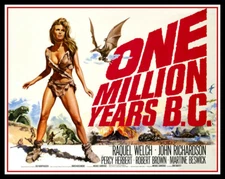 One Million Years BC Movie Poster Canvas Print Fridge Magnet 6x8 Large