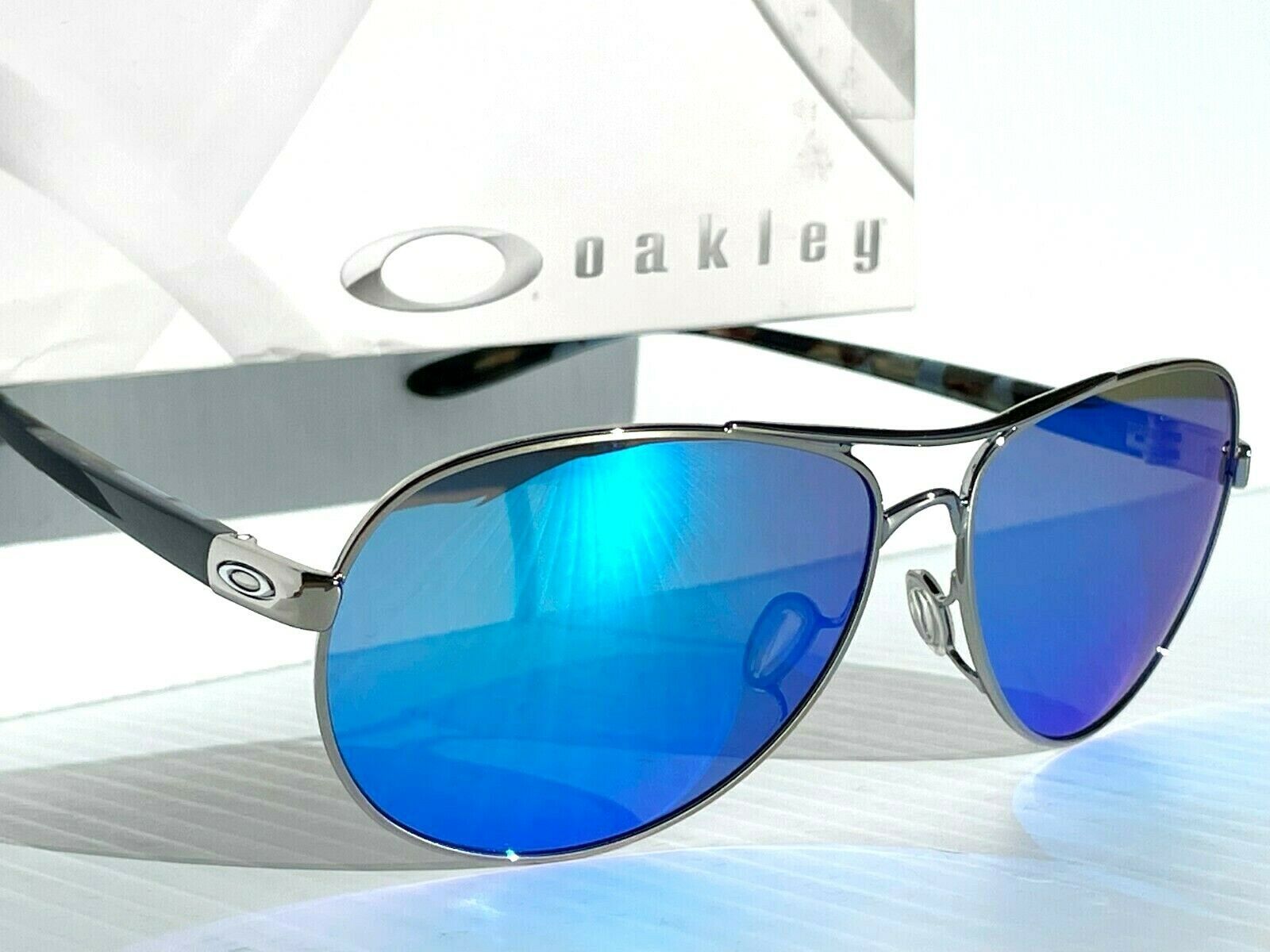 NEW Oakley FEEDBACK Polarized BLUE Replacement Lens- LENS ONLY