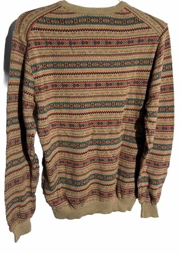 Lyle & Scott Scotland Sz L Sweater Mens Nordic Pullover 100% Combed Cotton - Picture 8 of 8