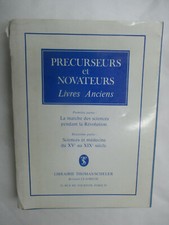Catalogue Précurseurs et Novateurs Livres scientifiques et Médicaux /Scheler