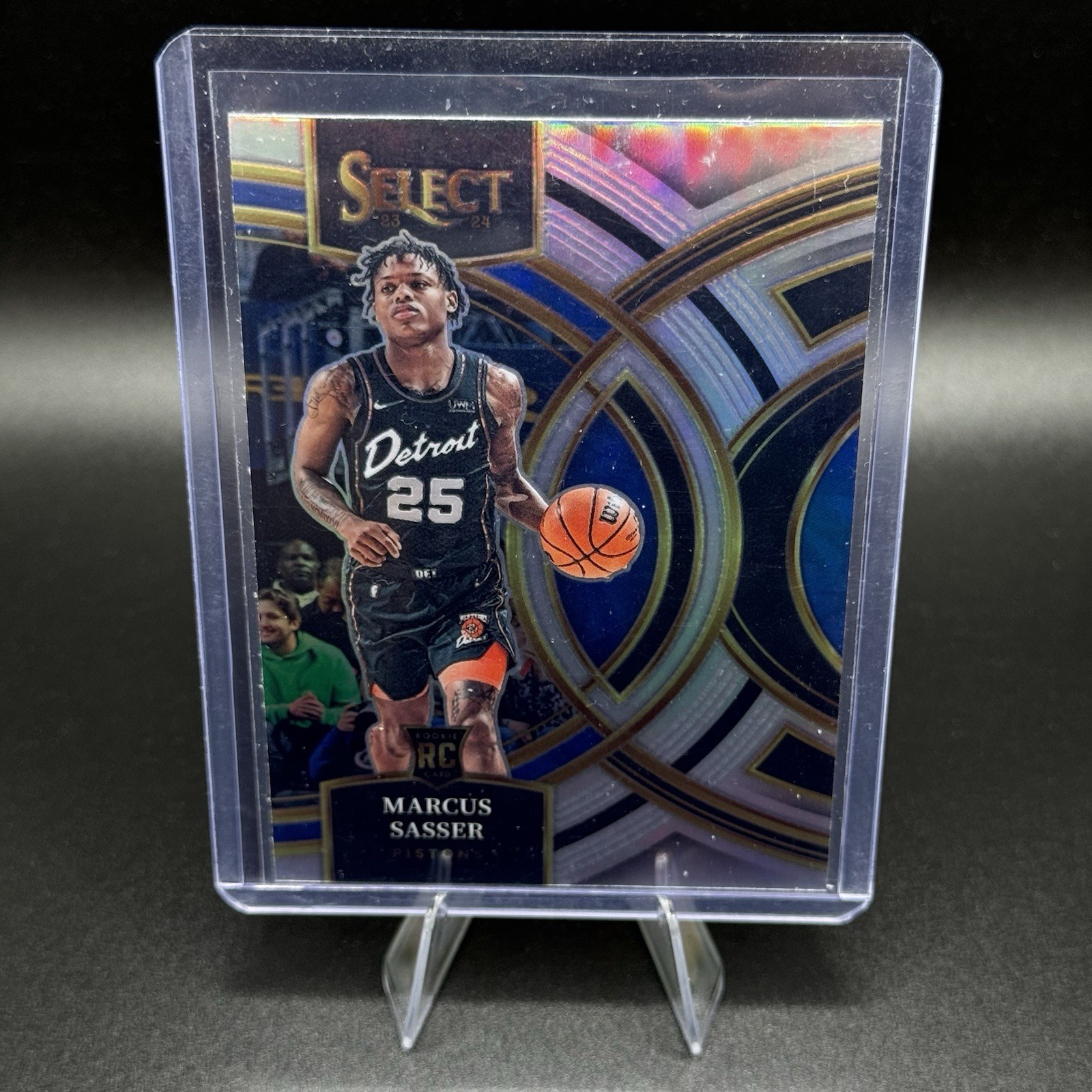 2023-24 Select Marcus Sasser RC Silver Prizm Premier Level #114 Pistons