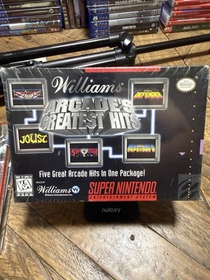Williams Arcade's Greatest Hits Super Nintendo SNES NTSC-U/C Arcade Compilation