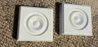 Pair Door Window casing corner wood rosettes blocks 3x3" set home decor wooden — photo 1