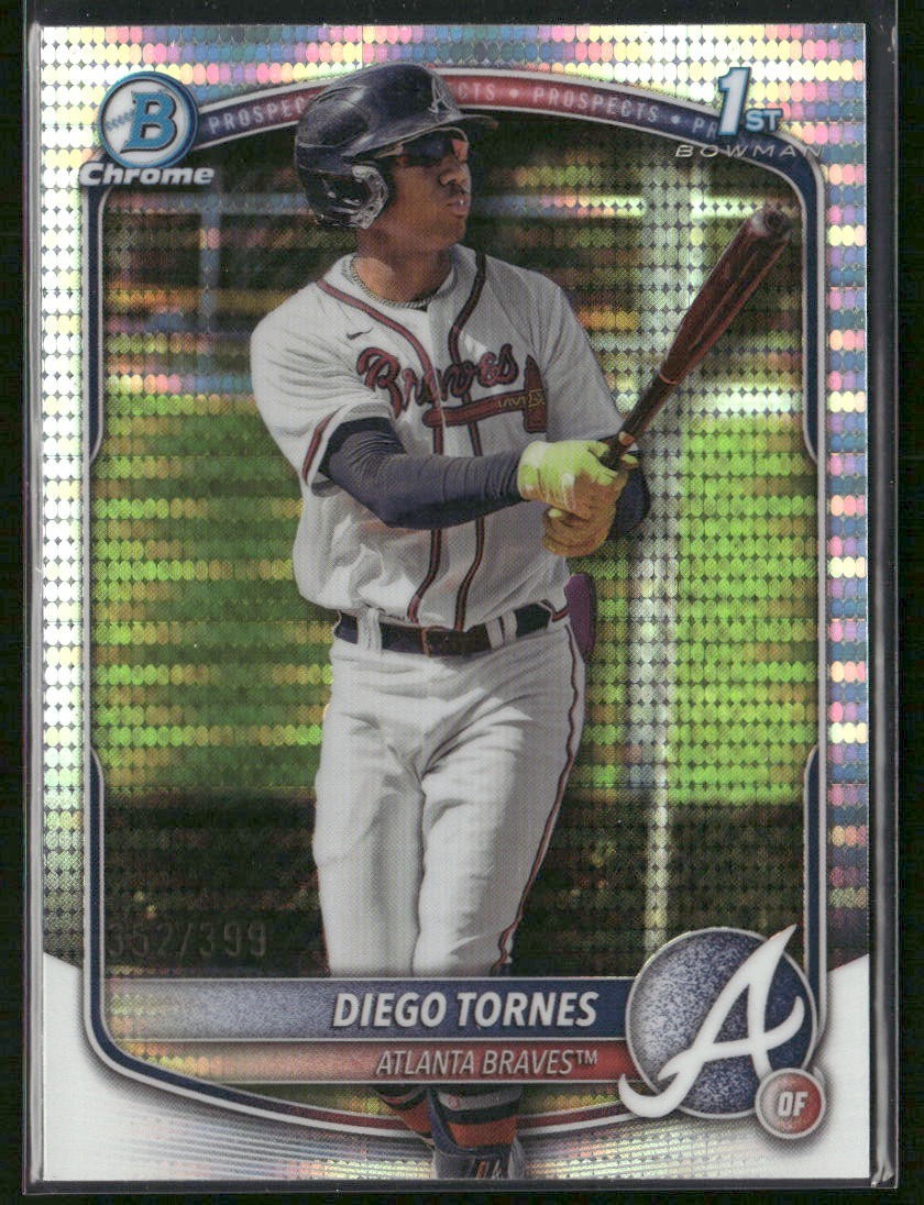 2025 Bowman Chrome Diego Tornes #BCP-214 Pulsar /399