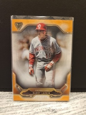 2020 Topps Triple Threads - Barry Larkin Orange /199