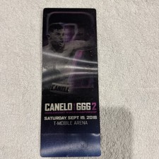 2018 Canelo Alvarez vs Golovkin Boxing Full Holographic ticket MWC Canelo GGG 2