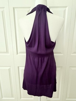 KOOKAI Halter Vest Purple Sequins Pockets | eBay