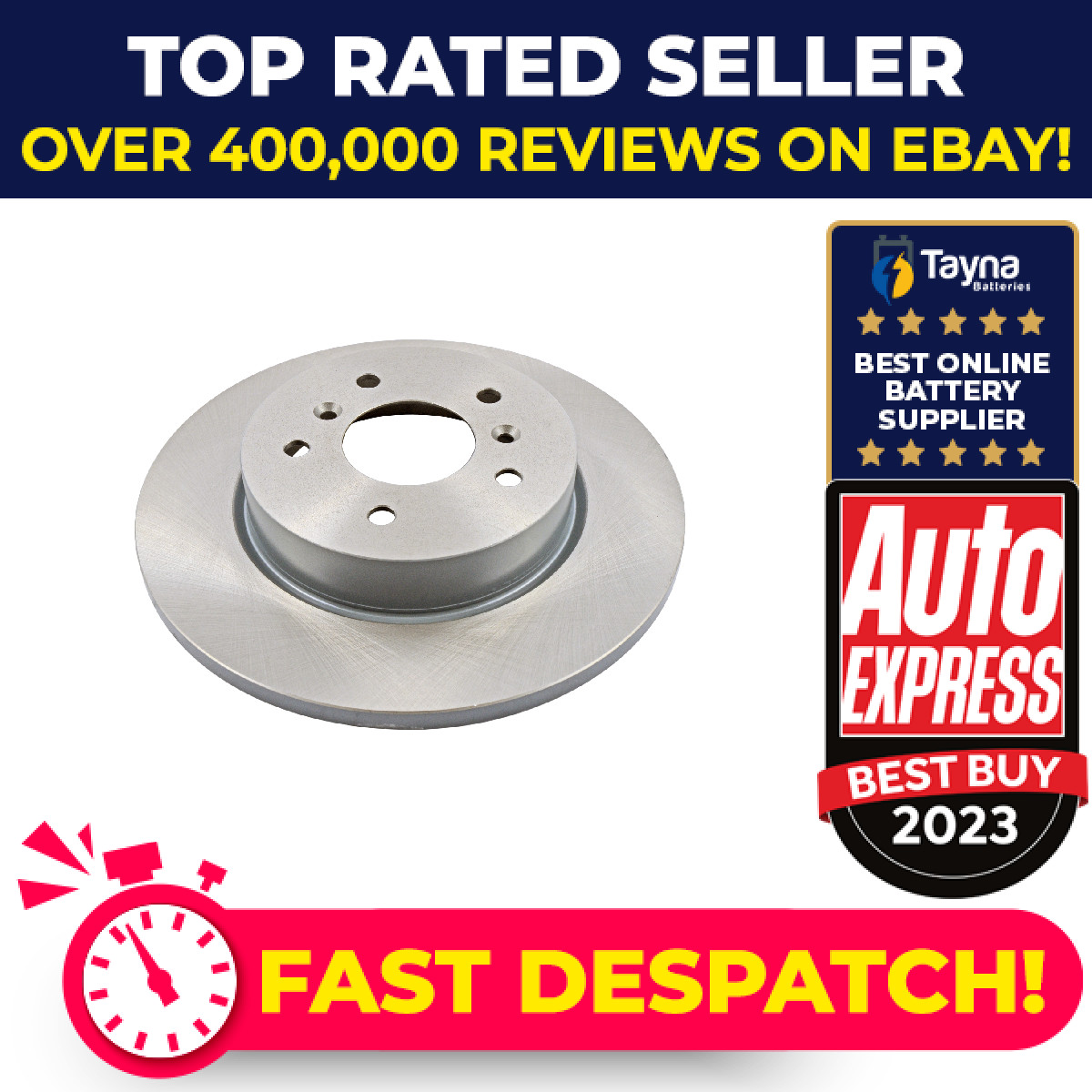 2x Brake Discs Pair Solid fits RENAULT KADJAR 1.6 Rear 2016 on M5M460 289.6mm
