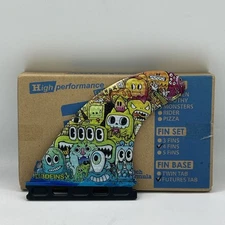 3DFins - Monsters (fits FCS1 base) - Medium - Thruster - Surfboard Fins - New