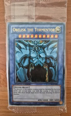 YUGIOH 2013/17  LC Promo Pack: OBELISK SLIFER RA LC01-EN001 - 006 - Ungeöffnet