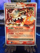 Pokemon 2008 TCG Diamond and Pearl Stormfront Heatran LV.X 97/100 Ultra Rare LP