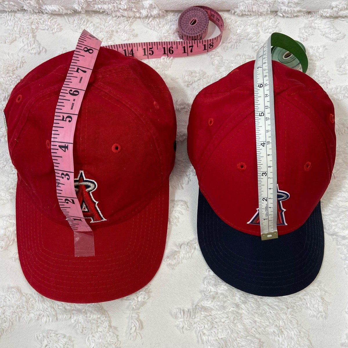 NEW ERA Los Angeles Angles Baseball Cap Lot of 2 Daddy and Me Fan Gear Game Day View 6