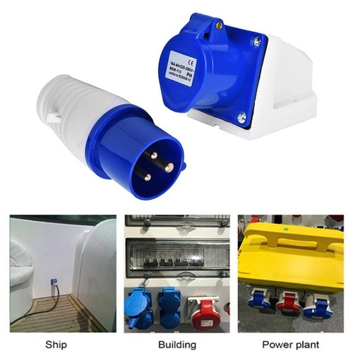 Reliable Water Resistant Socket for Caravan Power Supply Rated at 220250V - Afbeelding 4 van 12