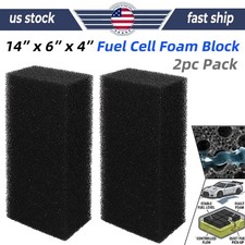 2x 14x4x6 Inch Fuel Cell Foam Block Anti-slosh Safety Foam Tank Baffle Insert