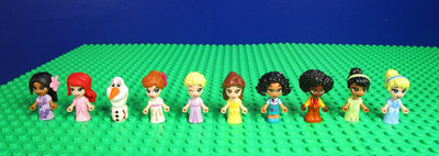 LEGO DISNEY PRINCESS CINDERELLA FROZEN ENCANTO MICRO PUPPE MINIFIGUR Set Konvolut