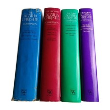 4x Agatha Christie Companion Hardback Book Lot First Second Third Fourth