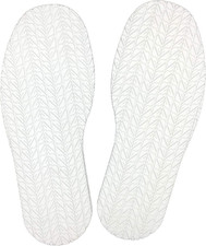 Shoe Replacement Rubber Out Sole,4Mm Thickness, One Pair (White)