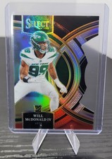 2023 Panini Select #192 Will McDonald Red & Black Prizm Die-Cut Premier 