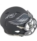 AJ Brown Autographed Mini Helmet with Beckett COA