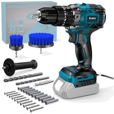 Trapano a percussione 18V, coppia 90Nm, wireless, kit completo