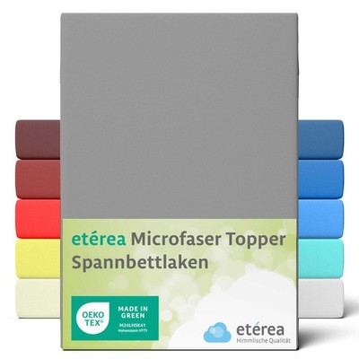 Topper Spannbettlaken Microfaser Interlock Bettlaken für Boxspringbett Matratzen