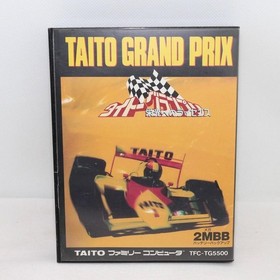 Famicom Software: Taito Grand Prix - License To Glory (with Box)