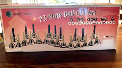ハンドベルセット 23-Note Bell Chorus Musical Hand Bell set - 23 notes / sounds / chimes - bell chorus