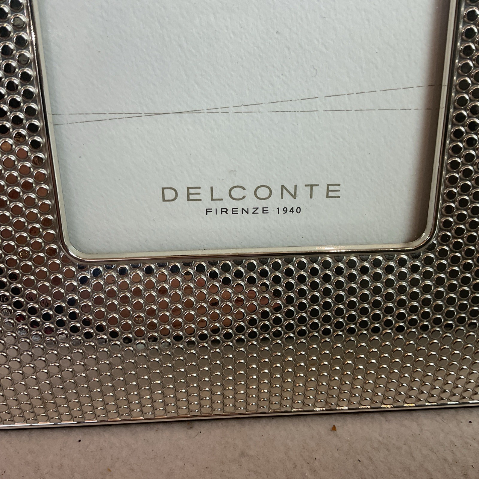 Cadre photo en argent 925 Delconte Italie pour décoration de bureau - 2