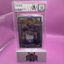 2024 Bowman Mega Box Brice Matthews In Person Beckett Certified Auto!