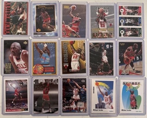 MASSIVE MICHAEL JORDAN COLLECTION 70 CARD LOT INSERTS SP /2300 ELECTRIC COURT 🔥