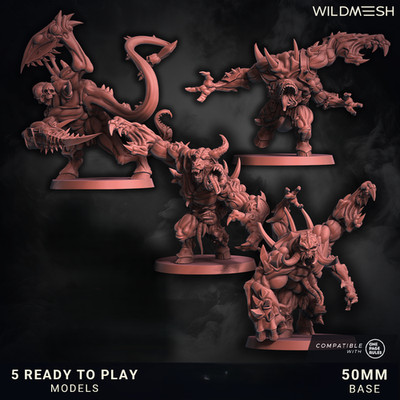 4 x Chaos Spawn, Eaters of Enemies, World Wide Shipping