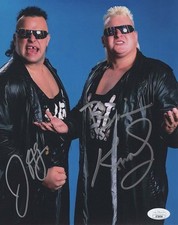 Brian Knobbs & Jerry Sags autographed signed 8x10 photo WWE WWF JSA Nasty_Boys