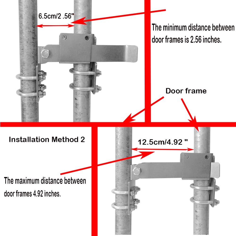 Chain Link Residential Strong Arm Double Gate Latch,Use This Double Gate Latc...
