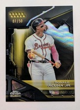 2026 Topps Chrome Black Ronald Acuna Jr. 🔥Gold /50🔥 Braves