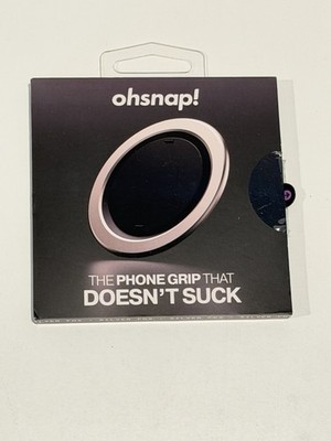 OhSnap Snap 5 Magnetic UltraThin Phone Grip & Stand w/ Magsafe - Silver Fox
