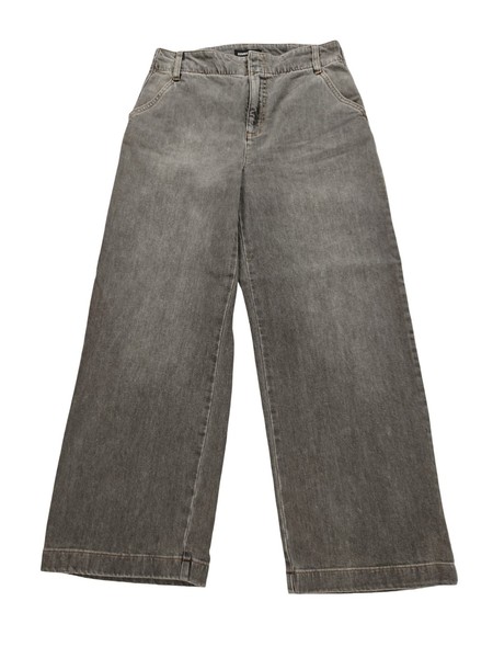 Country Road High Rise Wide Leg Jeans Women's Size 12 Black Denim Baggy Flare