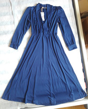 RINASCIMENTO abito lungo blu t. M/L a impero vestito elegante cerimonia donna