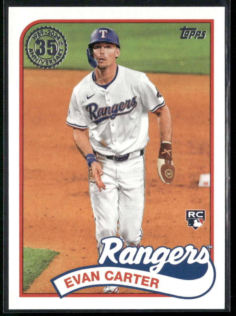 2024 Topps Update #89US-49 Evan Carter 1989 Topps Baseball 35th Anniversary