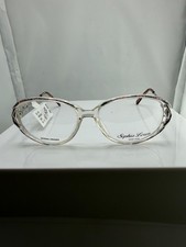 Sophia Loren SL 749 Crystal Clear 144 Eyeglass Frames 53-15-130 NWT